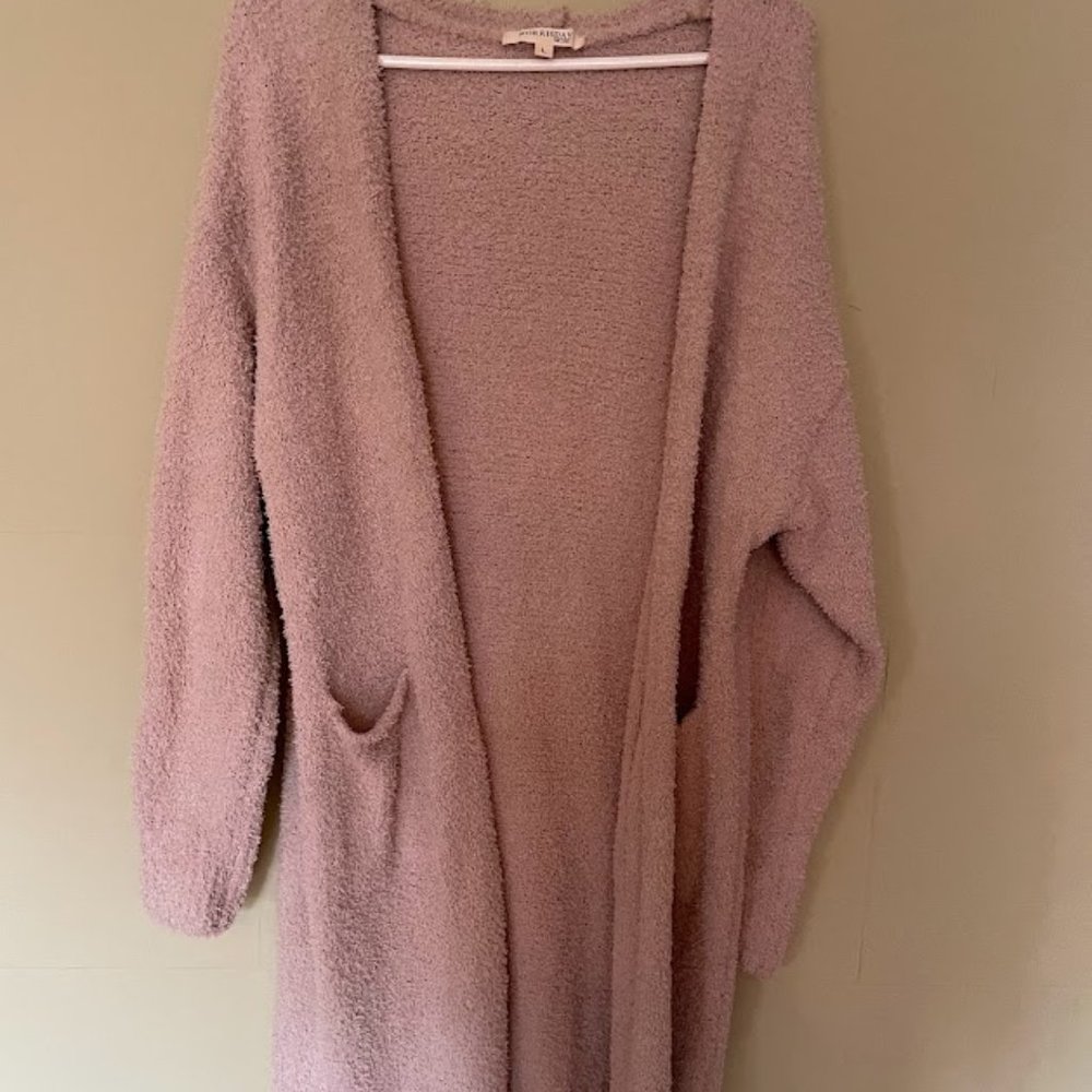 Morrisday The Label Women's Fuzzy Duster Sweater Robe